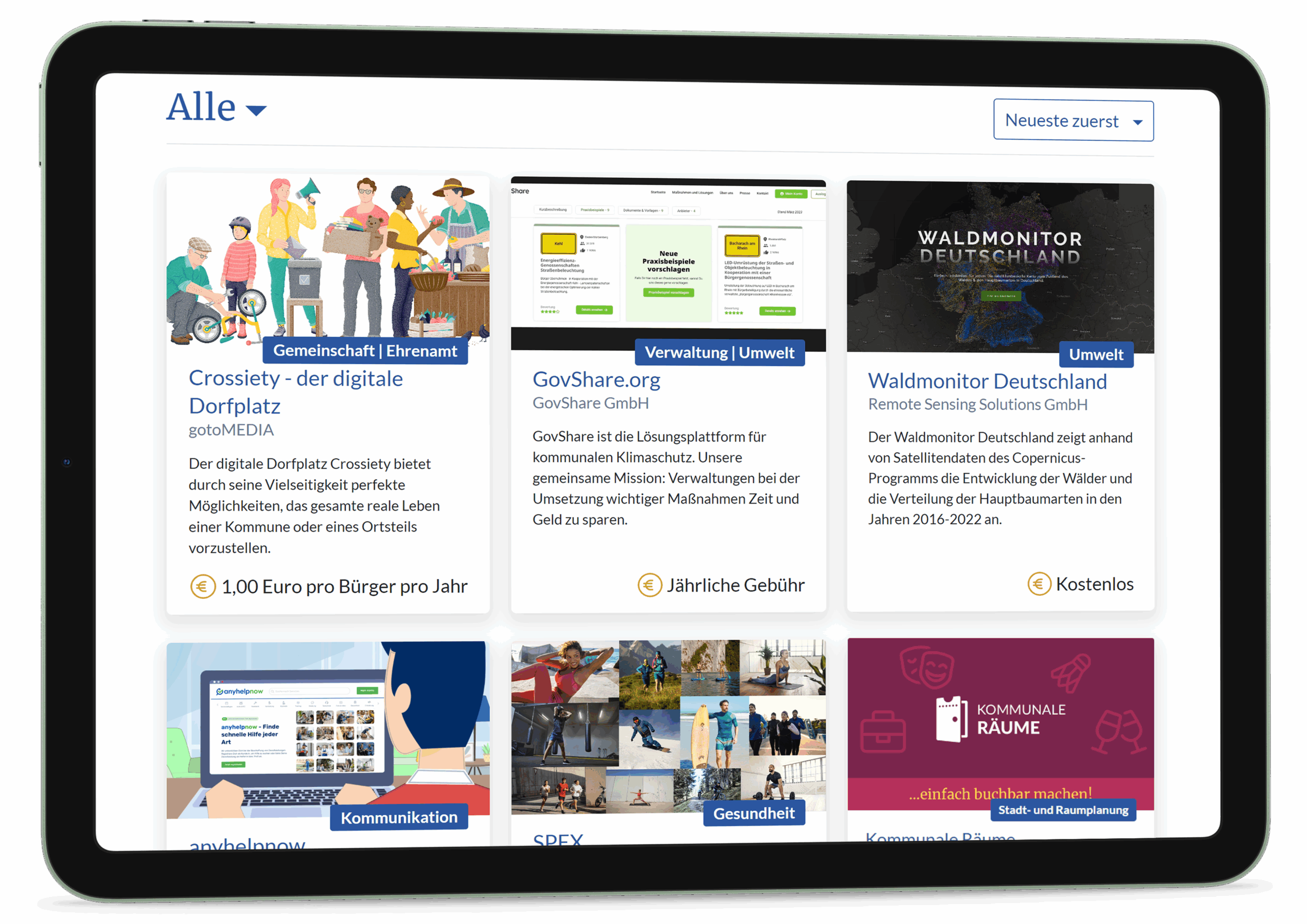 Marktplatz-Uebersicht