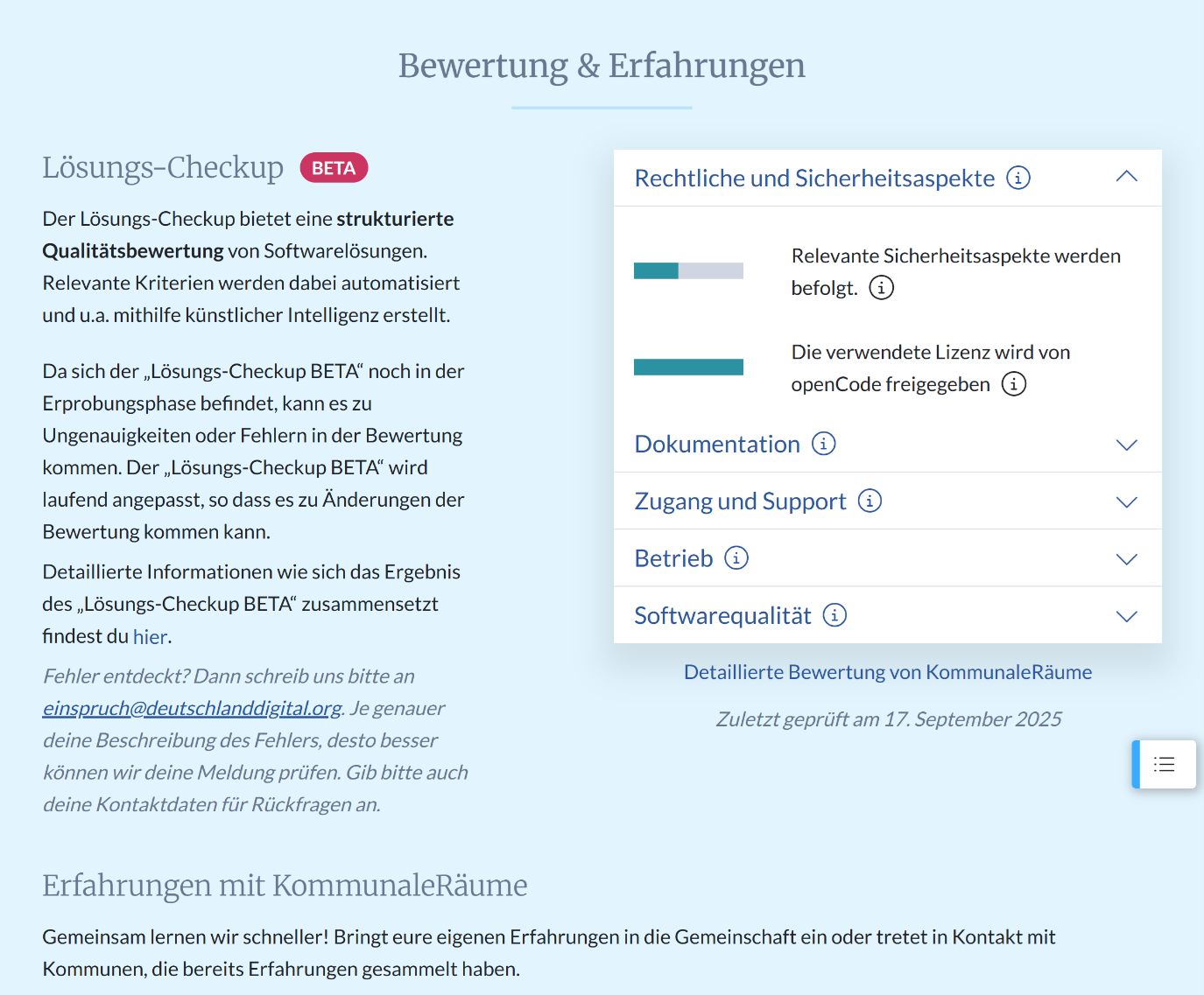 Vorschau Marktplatz Release 3.0